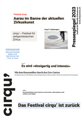 Cover Pressemappe cirqu9