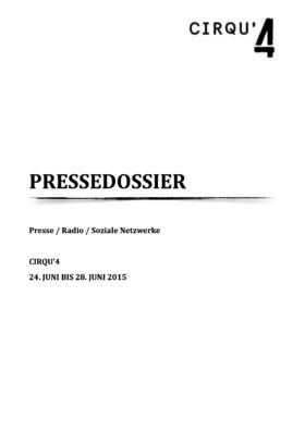 Cirqu 4 Pressemappe